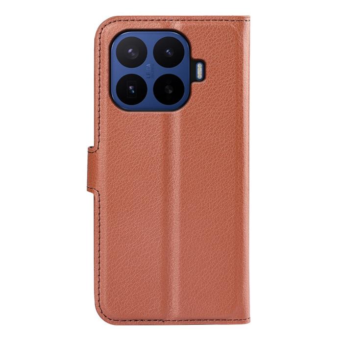 Bild 5, Xiaomi 17T Pro Fodral Litchi Läder Brun