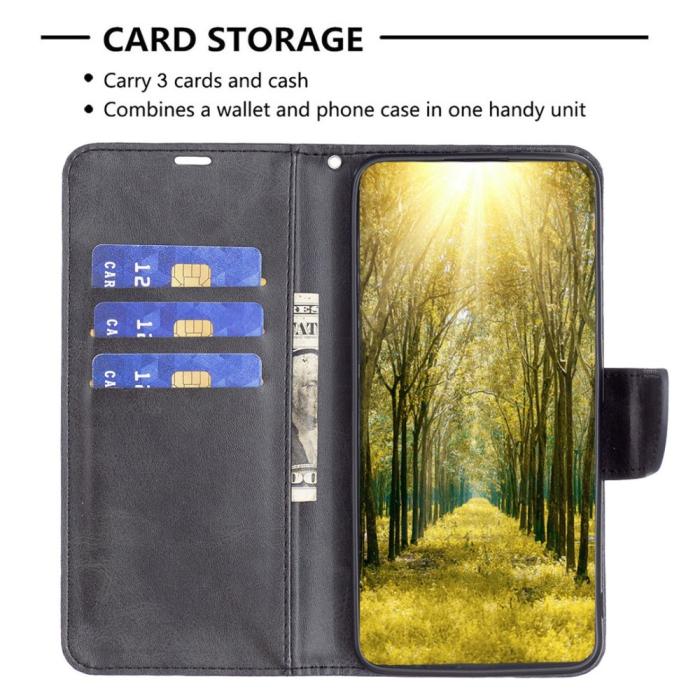 Bild 3, Samsung Galaxy A54 5G Fodral Solid Shark Läder Svart