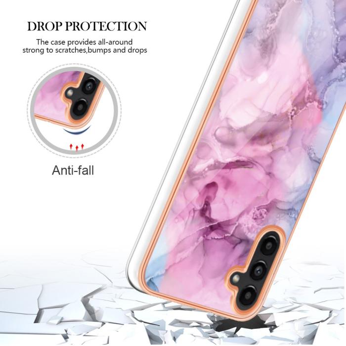 Bild 5, Samsung Galaxy A34 5G Skal Marmor TPU Rosa