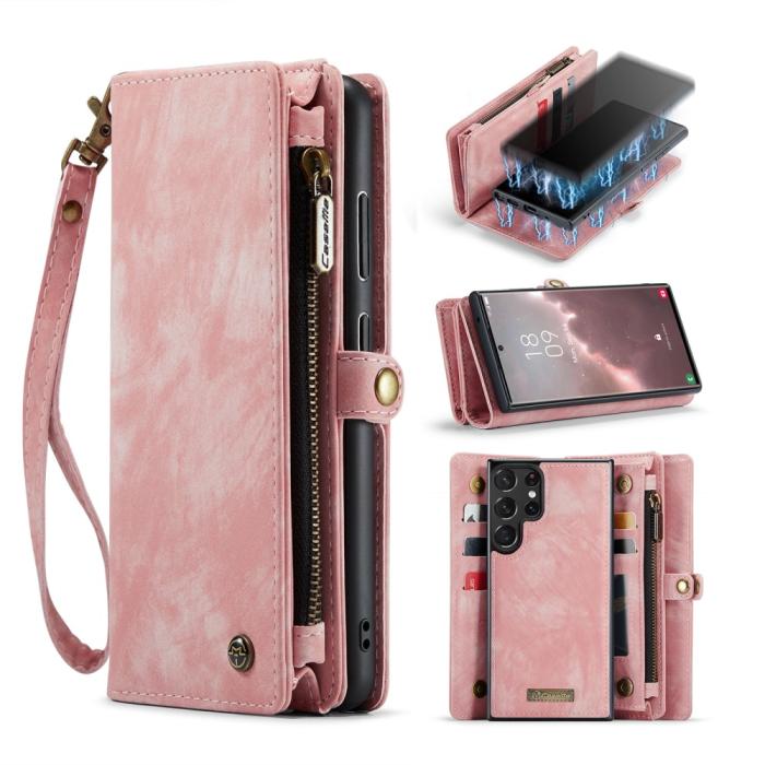 Bild 1, CASEME Galaxy S23 Ultra Fodral/Skal Magnet 2in1 Multifunktionell