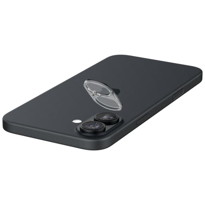 Bild 5, Spigen iPhone 16/16 Plus 2-PACK Linsskydd Optik GLAS.tR