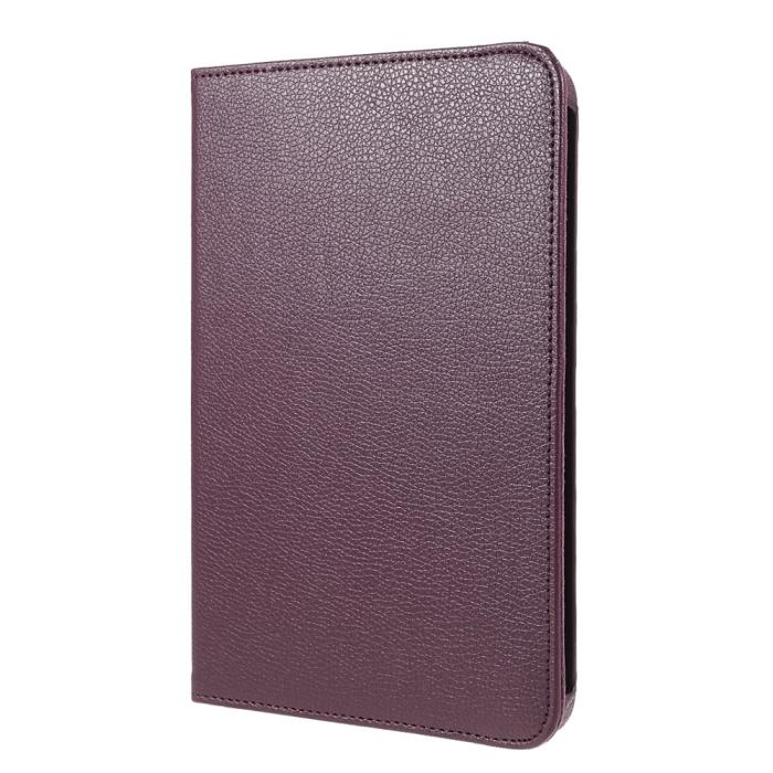 Bild 3, iPad Mini 2024/2021 Fodral 360° Rotation Litchi Lila
