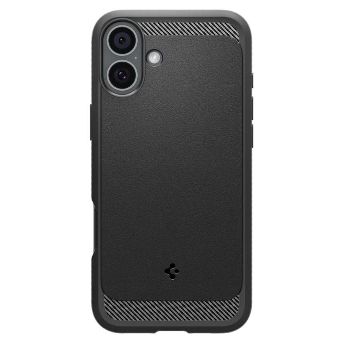 Bild 2, Spigen iPhone 16 Skal MagSafe Mag Rugged Armor Matt Svart