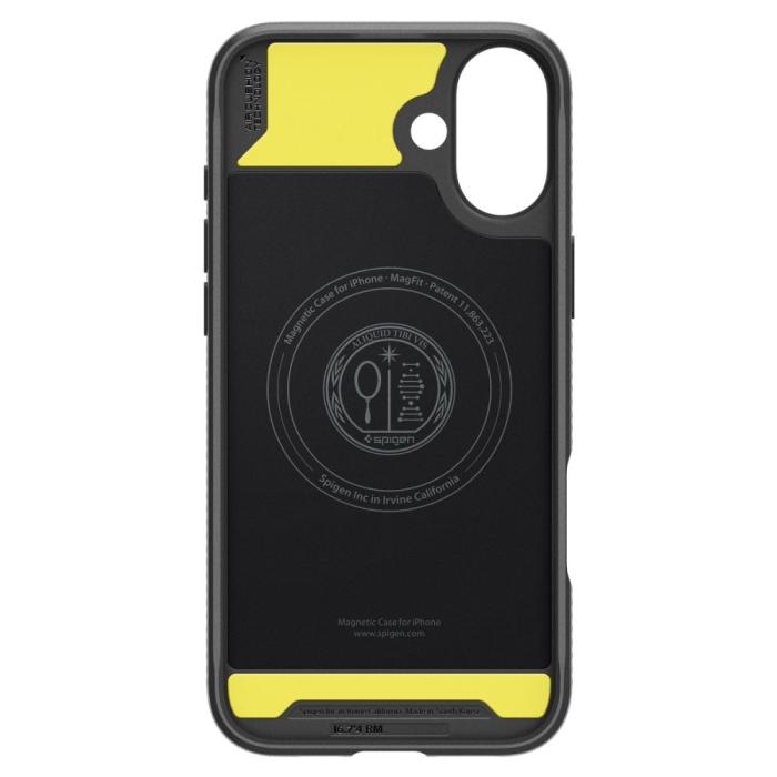 Bild 4, Spigen iPhone 16 Skal MagSafe Mag Rugged Armor Matt Svart