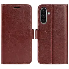 Samsung Galaxy A36 5G/A56 5G Fodral Crazy Horse L&auml;der Brun