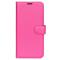 Google Pixel 8 Fodral Litchi Textur Rosa