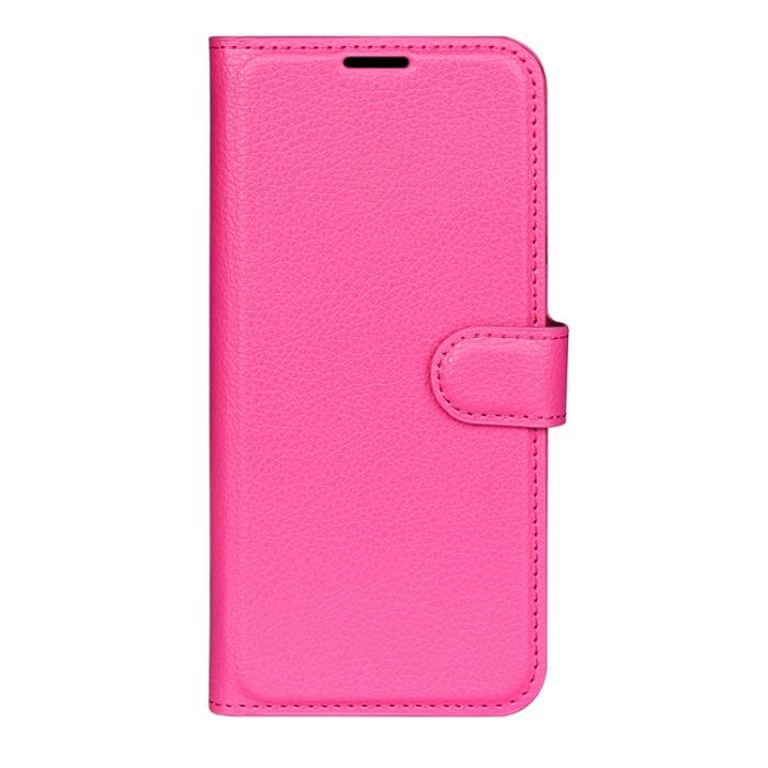 Bild 2, OnePlus 10 Pro 5G Fodral Litchi Textur Rosa
