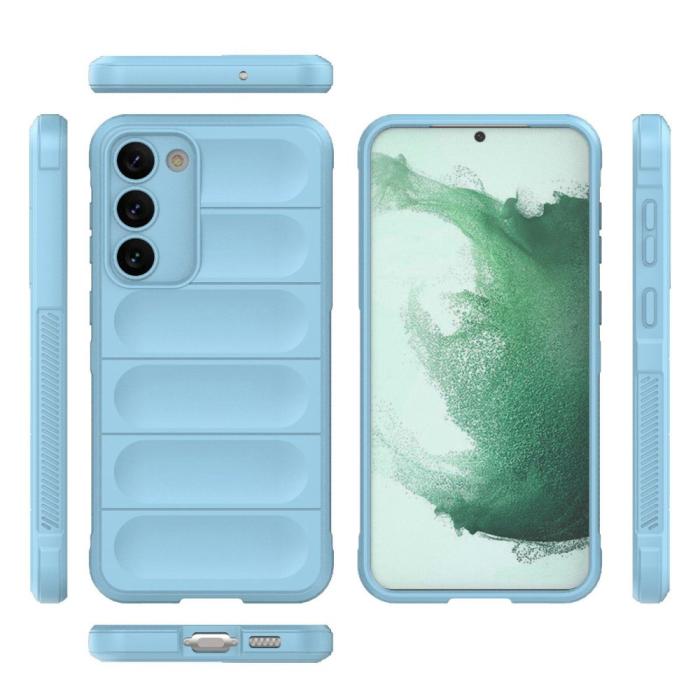 Bild 6, Samsung Galaxy S23 Skal Magic Shield Ljus Blå