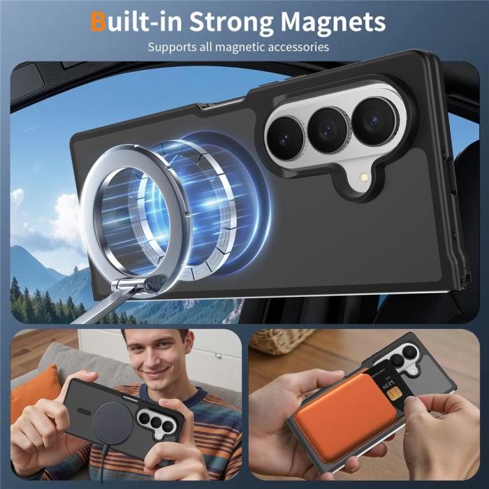 Bild 6, Samsung Galaxy Z Fold 8 Ultra Skal MagSafe TPU Svart