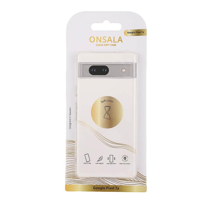 Bild 2, ONSALA Google Pixel 7A Mobilskal TPU Transparent