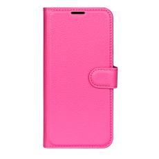 Honor 400 Smart Fodral Litchi L&auml;der Rosa