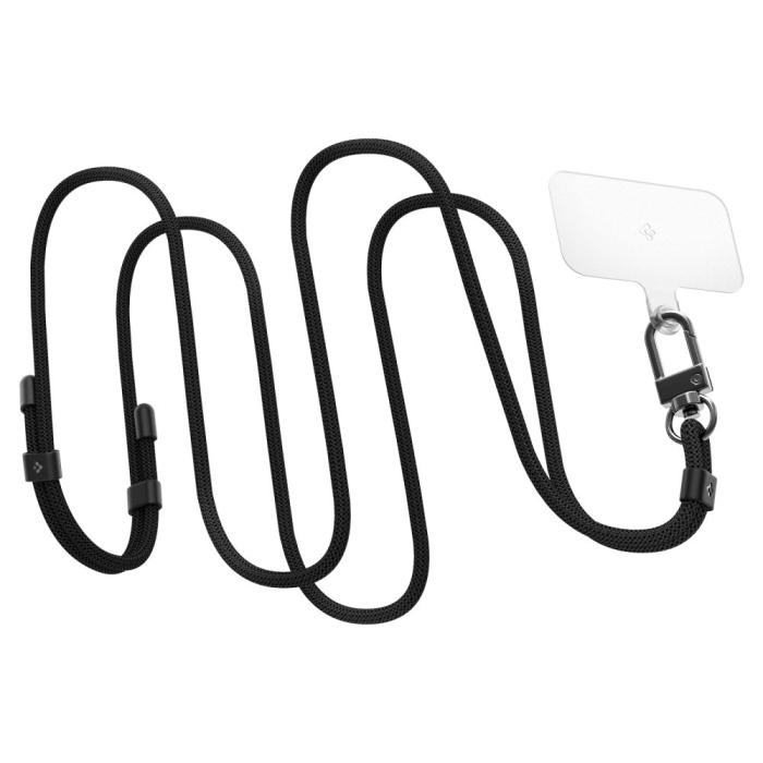 Bild 4, Spigen 2-PACK Universal Strap Set Crossbody & Wrist Svart