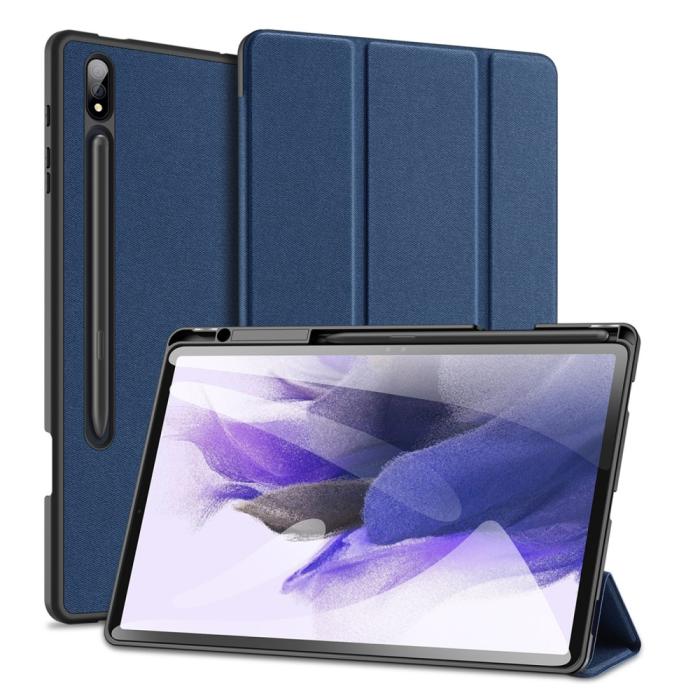 Bild 1, DUX DUCIS Galaxy Tab S9 Plus Fodral DOMO Tri-Fold Blå