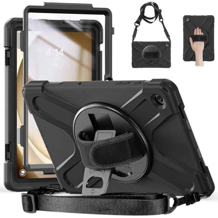Bild 3, Samsung Galaxy Tab A9 Plus Skal 360 Rotation Shockproof Med Rem