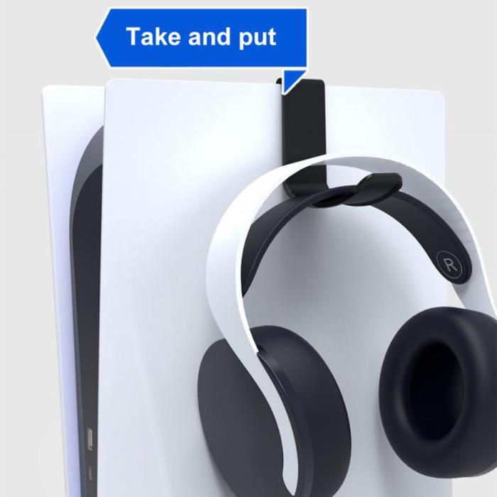 Bild 5, iPega 2-PACK Fäste För PS5 Handkontroll/Pulse Headset Svart