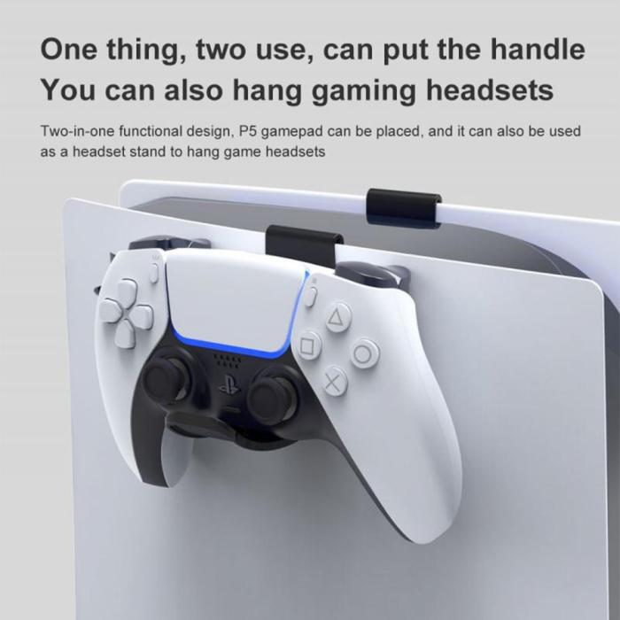 Bild 6, iPega 2-PACK Fäste För PS5 Handkontroll/Pulse Headset Svart
