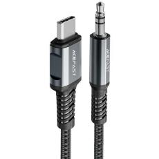 Acefast 1.2m USB-C Till 3.5 mm AUX Ljudkabel Nylon - Grå