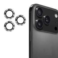 ENKAY Phone 17 Pro Max / 17 Pro Linsskydd H&auml;rdat Glas Gr&aring;