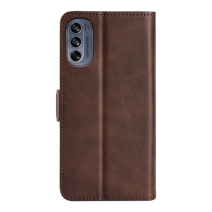 Bild 3, Motorola Moto G62 5G Fodral Magnetisk Stängning Brun