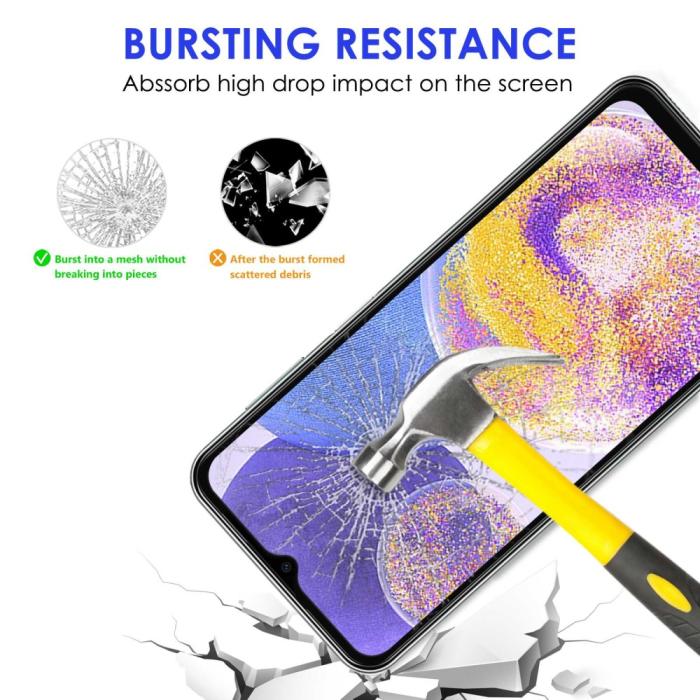 Bild 3, Samsung Galaxy A23 5G Skärmskydd Heltäckande Härdat Glas