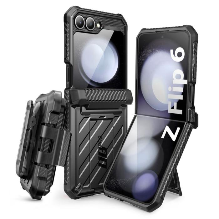 Bild 1, Supcase Galaxy Z Flip 6 Skal Unicorn Beetle Pro Svart