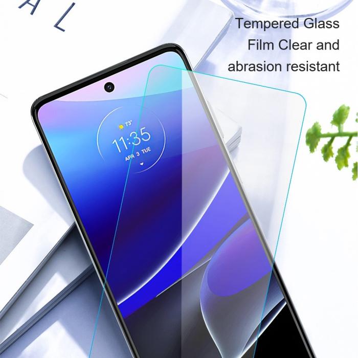 Bild 4, AMORUS Motorola Moto E22i Skärmskydd Härdat Glas