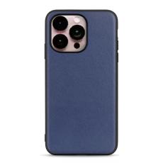 iPhone 14 Pro Max Skal Äkta Läder Blå