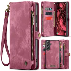 CASEME Galaxy S25 2in1 Fodral Multifunktionellt R&ouml;d