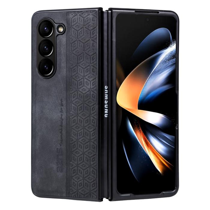 Bild 1, AZNS Galaxy Z Fold 5 Fodral Med Tryck Svart