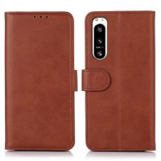 Sony Xperia 5 IV Fodral Läder Brun