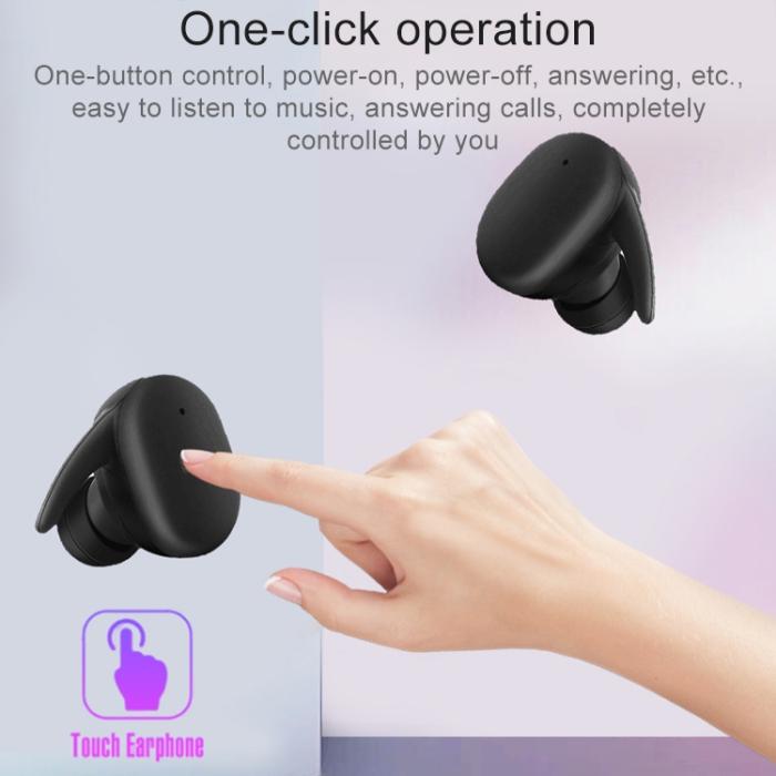 Bild 4, Trådlösa Vattentäta Bluetooth Hörlurar - Rosa