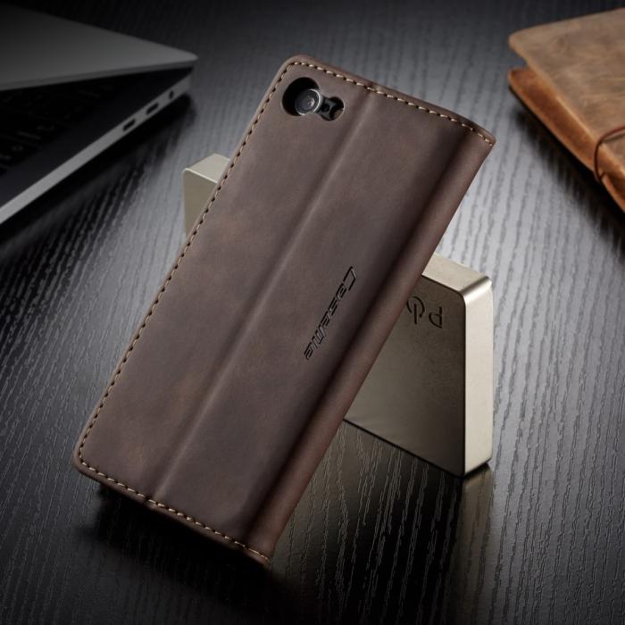 Bild 6, iPhone 7/8/SE (2020/2022) - CASEME Retro Fodral - Brun