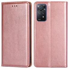 Xiaomi Redmi Note 11 Pro 5G Fodral Vintage Flip Ros&eacute;guld