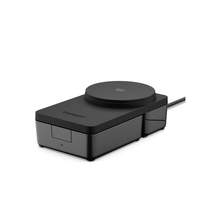Bild 2, Spigen 25W Qi2.2 3in1 Trådlös Magnetisk MagSafe Laddare Essential Svart