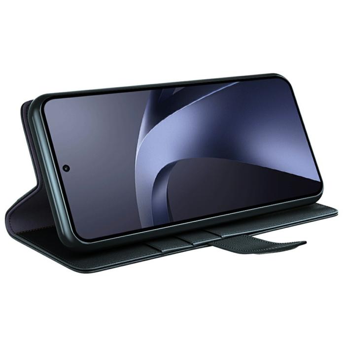 Bild 2, Xiaomi 17T Pro Fodral Premium Split Läder Svart