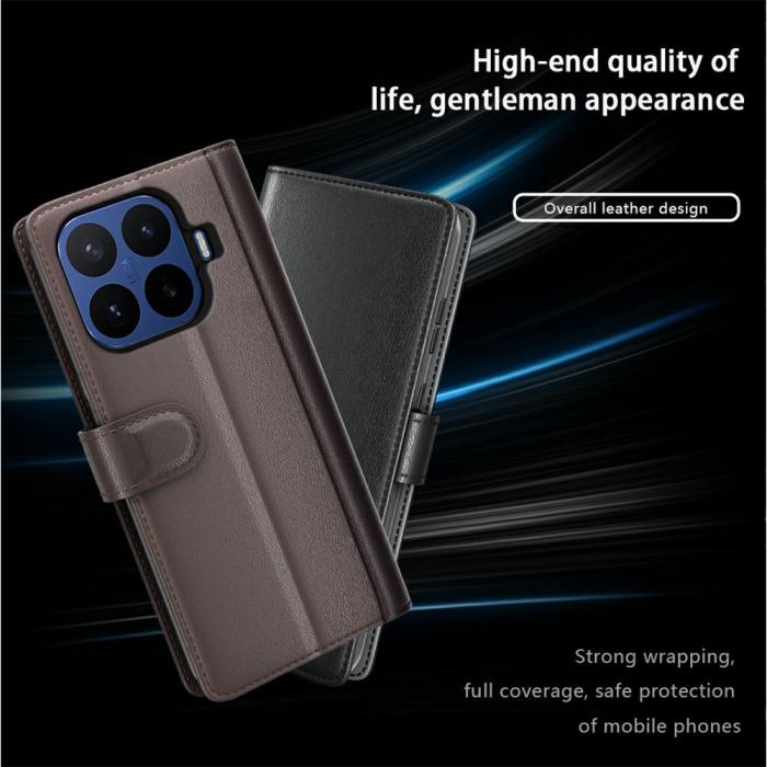 Bild 3, Xiaomi 17T Pro Fodral Premium Split Läder Svart