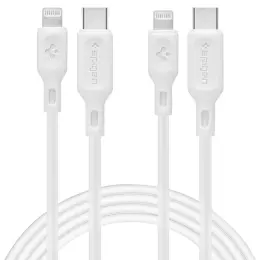 Spigen 1m MFI Lightning - USB-C Kabel DuraSync Vit