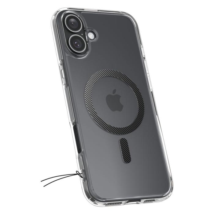 Bild 3, Spigen iPhone 16 Skal MagSafe Mag Ultra Hybrid Carbon Fiber