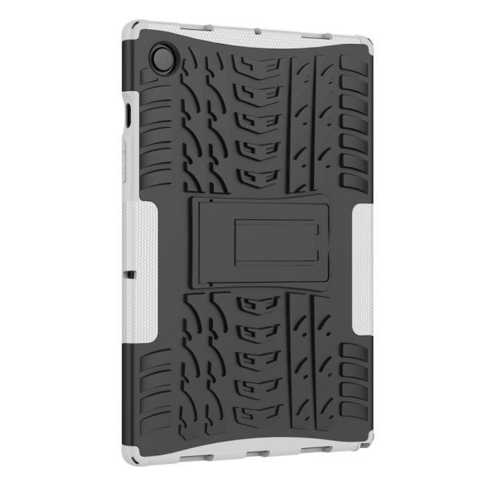 Bild 3, Samsung Galaxy Tab A8 10.5 (2021) Skal Rugged Kickstand Armor Vit