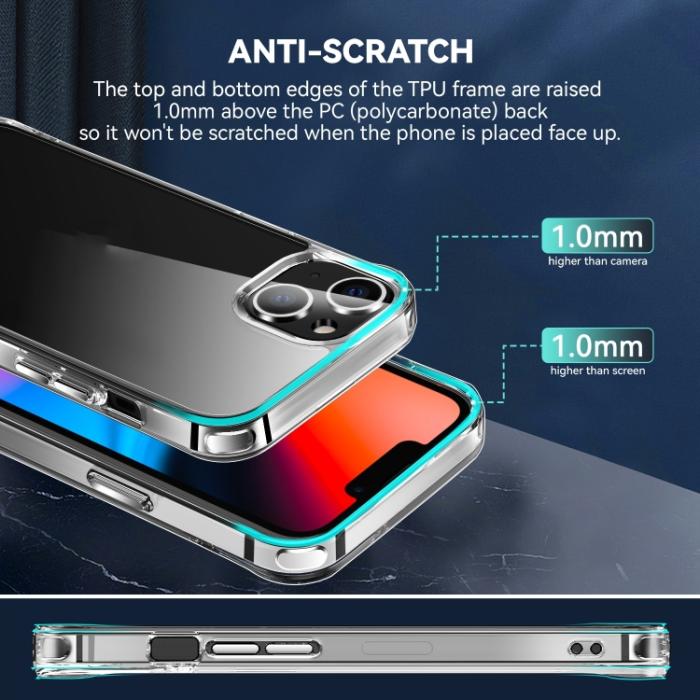Bild 3, iPhone 14 Plus Skal Shockproof Hybrid Transparent