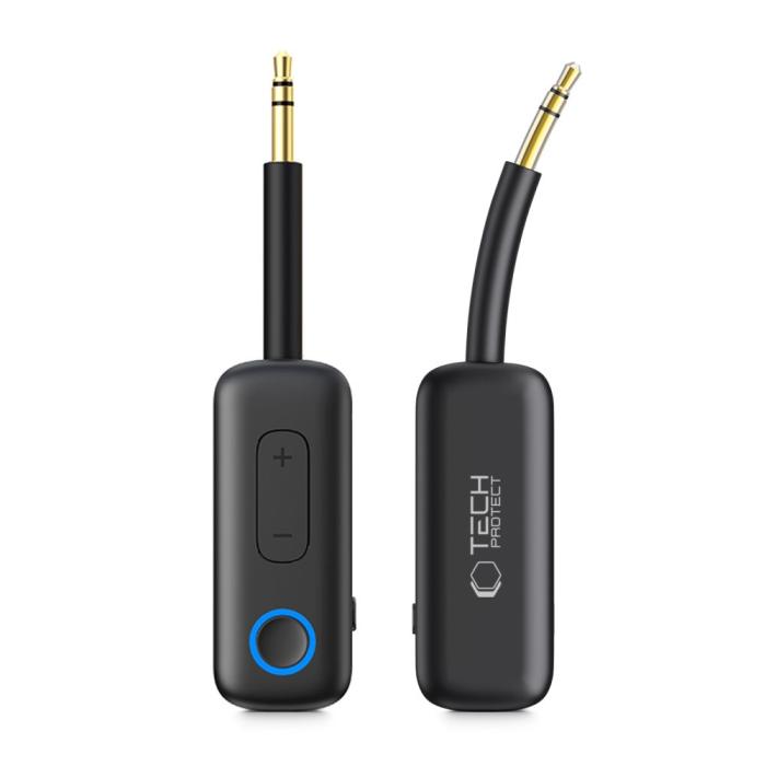 Bild 2, Tech-Protect Bluetooth AUX Ljudadapter UltraBoost Svart