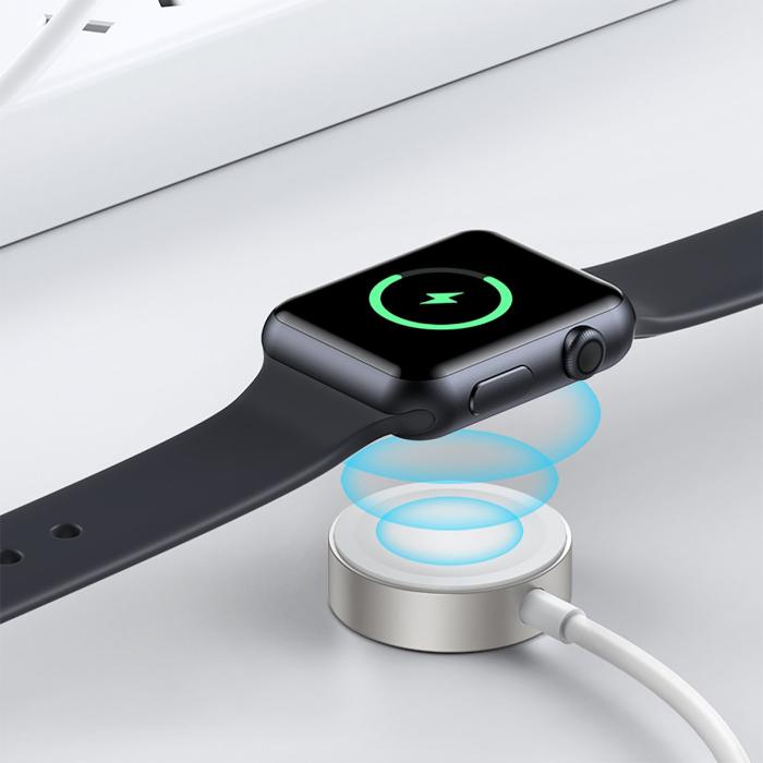 Bild 2, Joyroom Apple Watch Trådlös Induktion Laddare 1.2m USB-C Vit