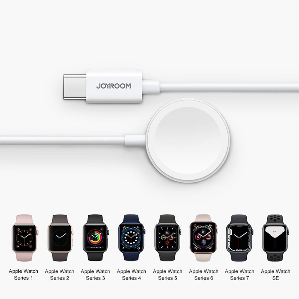 Joyroom Apple Watch Trådlös Induktion Laddare 1.2m USB-C Vit