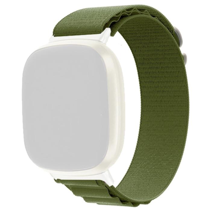 Bild 1, Fitbit Versa 4/Sense 2 Armband Justerbar Nylon Grön