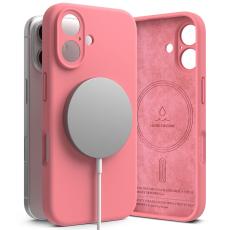Ringke iPhone 16 Skal MagSafe Silikon Rosa