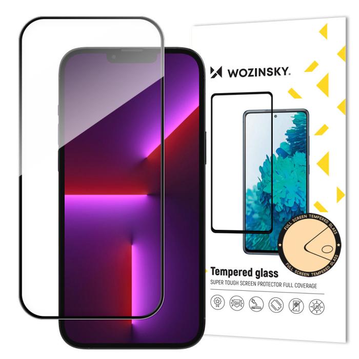 Bild 1, Wozinsky iPhone 14 Pro Max Skärmskydd Heltäckande Härdat Glas