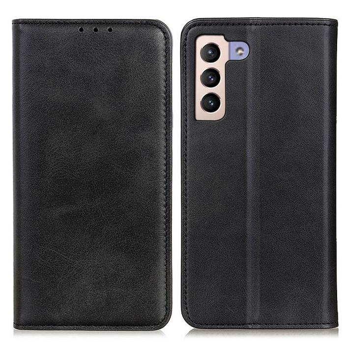 Bild 1, Samsung Galaxy S23 Plus Flip Fodral Split Läder Svart