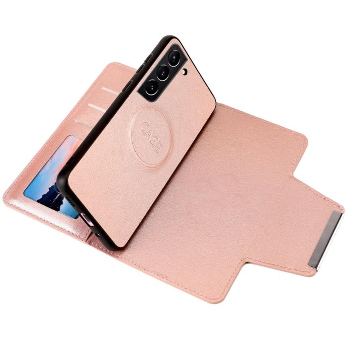 Bild 2, Samsung Galaxy S23 2in1 Magnet Fodral Roséguld