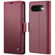 CASEME Google Pixel 10a Fodral RFID L&auml;der R&ouml;d