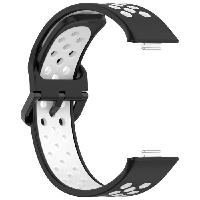 Bild 3, Huawei Watch Fit 3 Sportarmband Dual-Color Svart/Vit